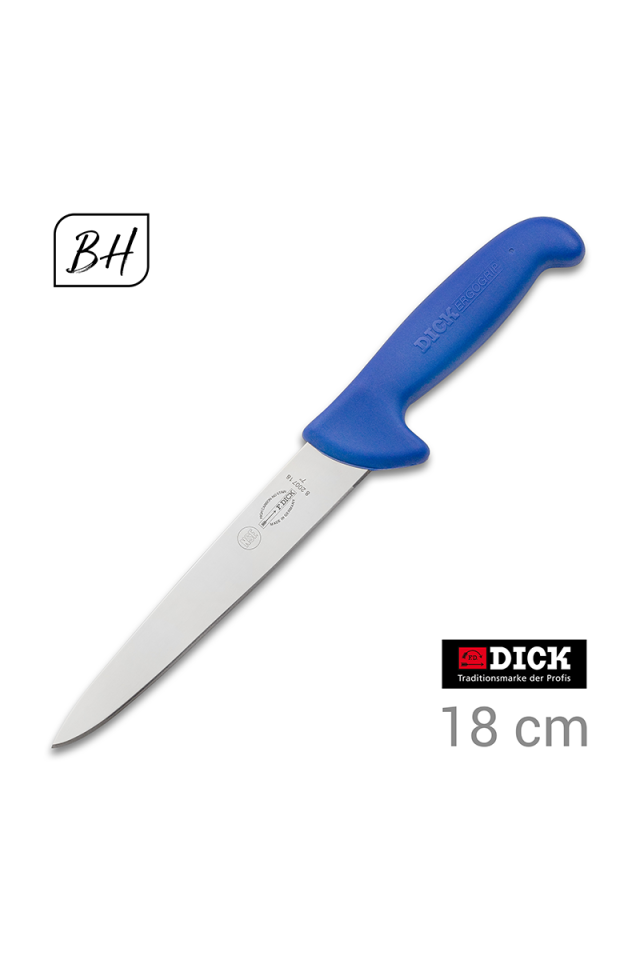 F.DICK 8.2007.18 ErgoGrip Kafa Kesme/Boğazlama Bıçağı (18cm)