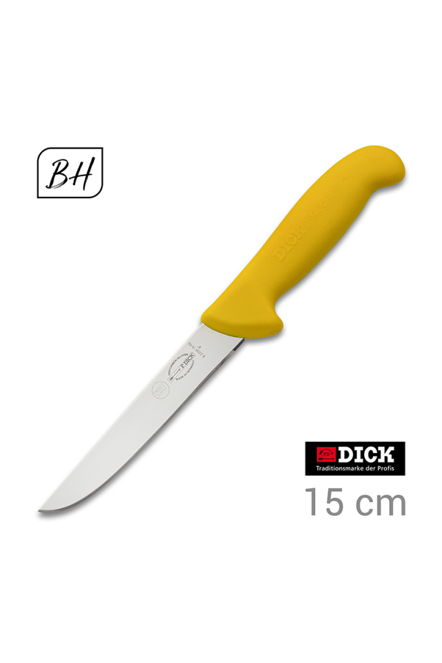 F.DICK 8.2259.15-02 Geniş Ağızlı Kemik Sıyırma Bıçağı Sarı (15cm)