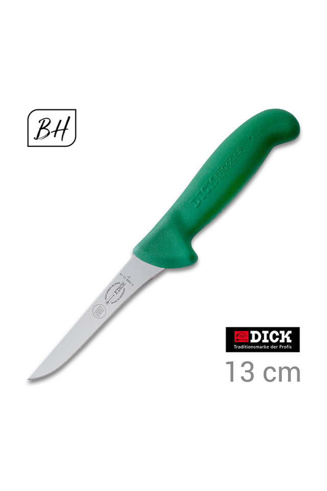 F.DICK 8.2368.13-14 Dar Ağızlı Sıyırma Bıçağı (13cm) Yeşil